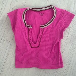 Urban Outfitters viral shirt in pink